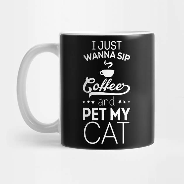 Coffee And Cat: Sip And Pet A Cat by POD Anytime